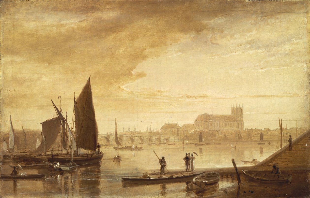 Westminster híd és apátság alkotó: William Daniell
