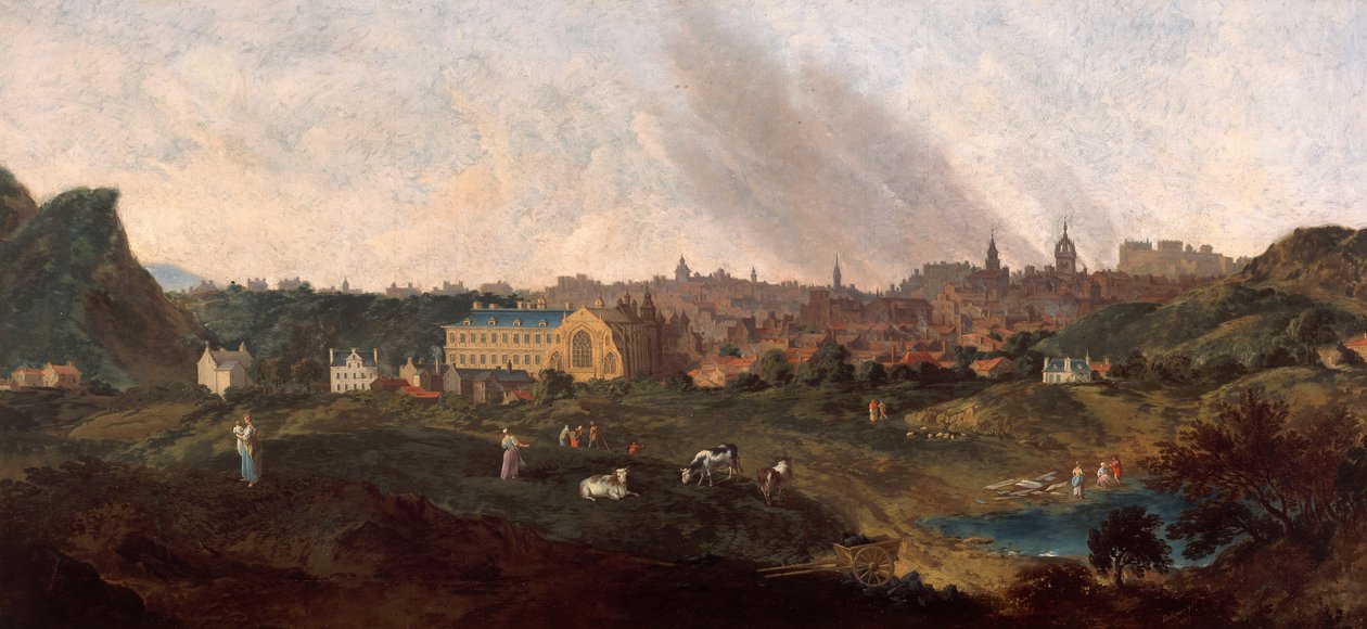 Edinburgh kilátása, 1759 alkotó: William Delacour