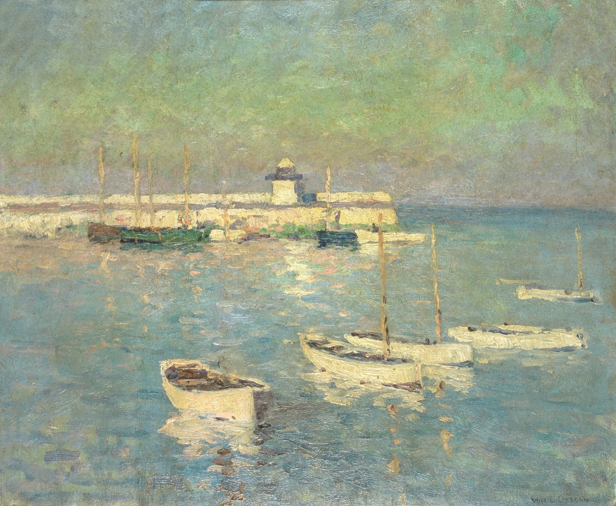 St. Ives Pier (Smeatons Pier) alkotó: William E Osborn