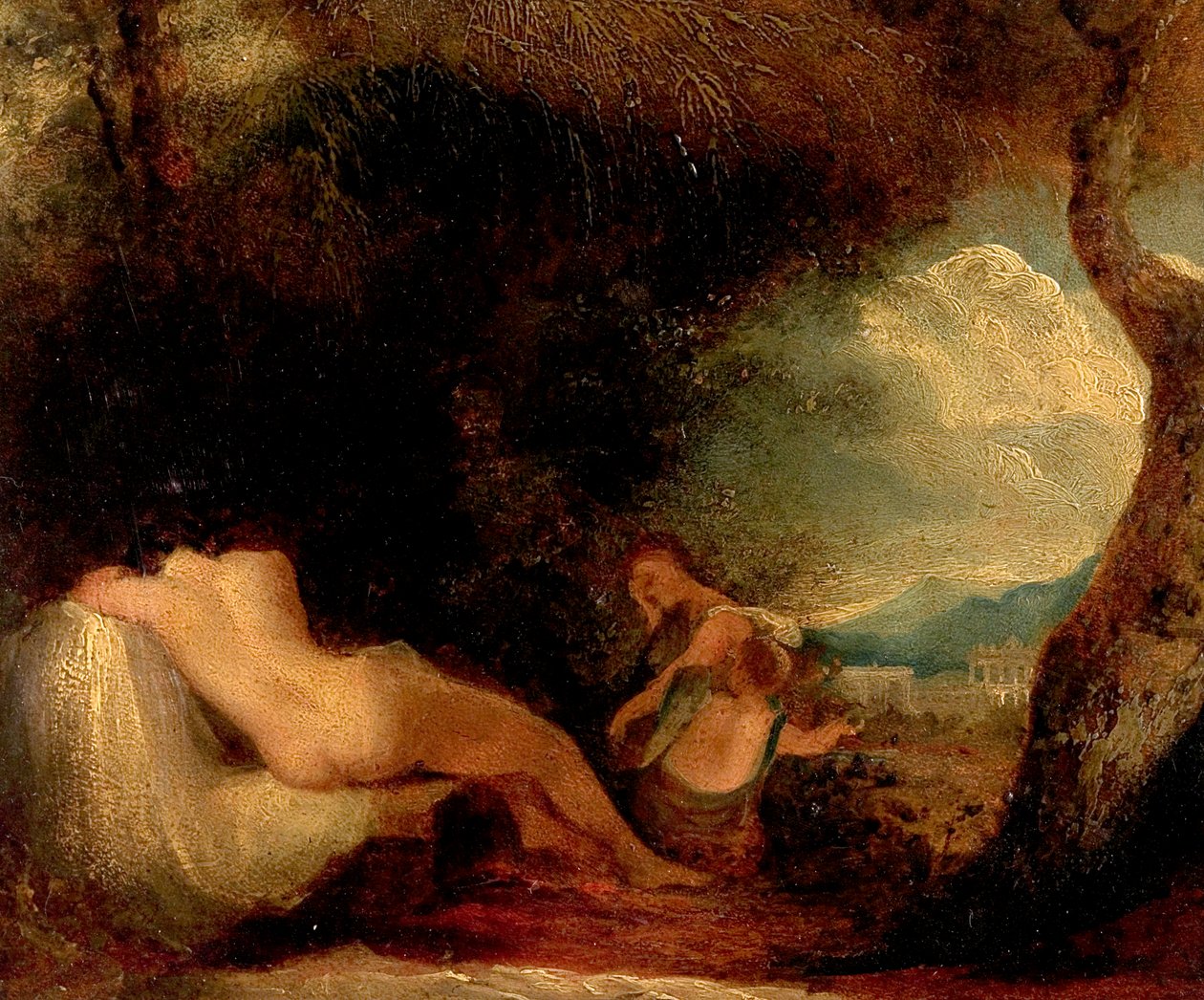 Klasszikus téma (Vénusz, Ámor és Psyche) alkotó: William Edward Frost