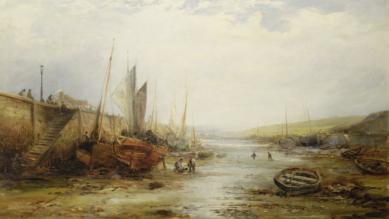 Peel Harbour, 1890 körül alkotó: William Edward Webb