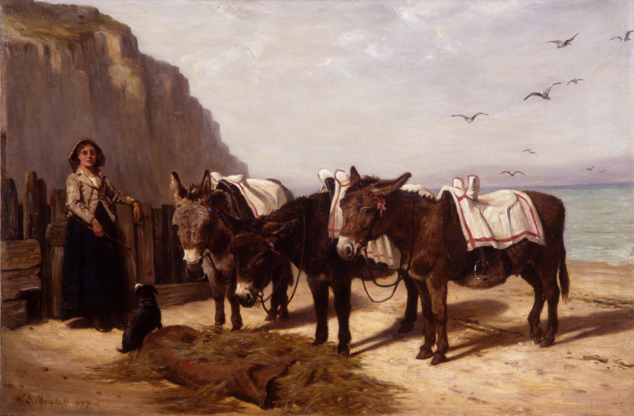 Bérelésre vár, 1877 alkotó: William Elsob Marshall