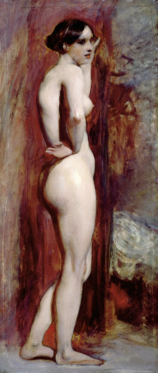 Női akt oldalról, 1830 (olaj, malomdeszka) alkotó: William Etty