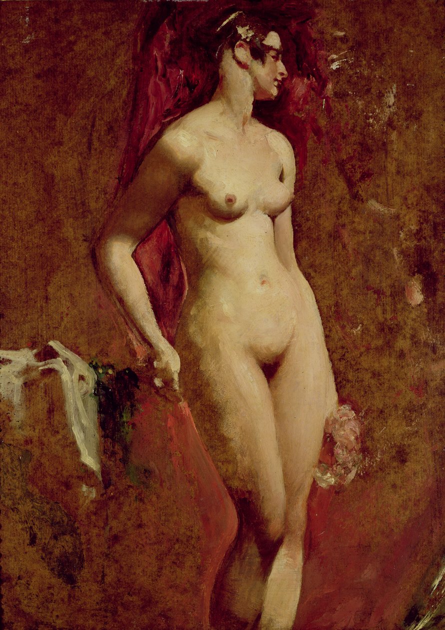 Meztelen nő álló alkotó: William Etty