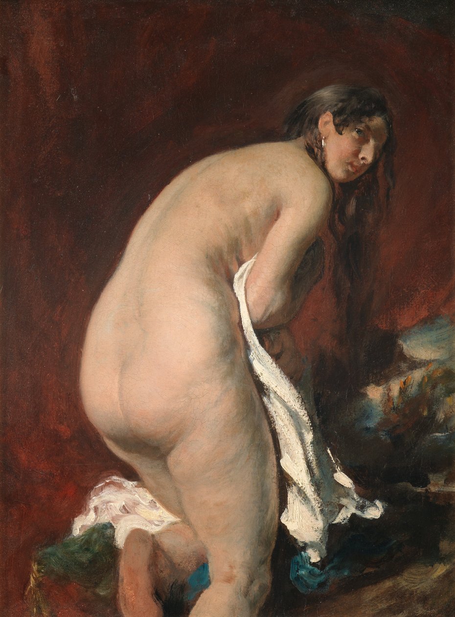 Akt hátulról alkotó: William Etty