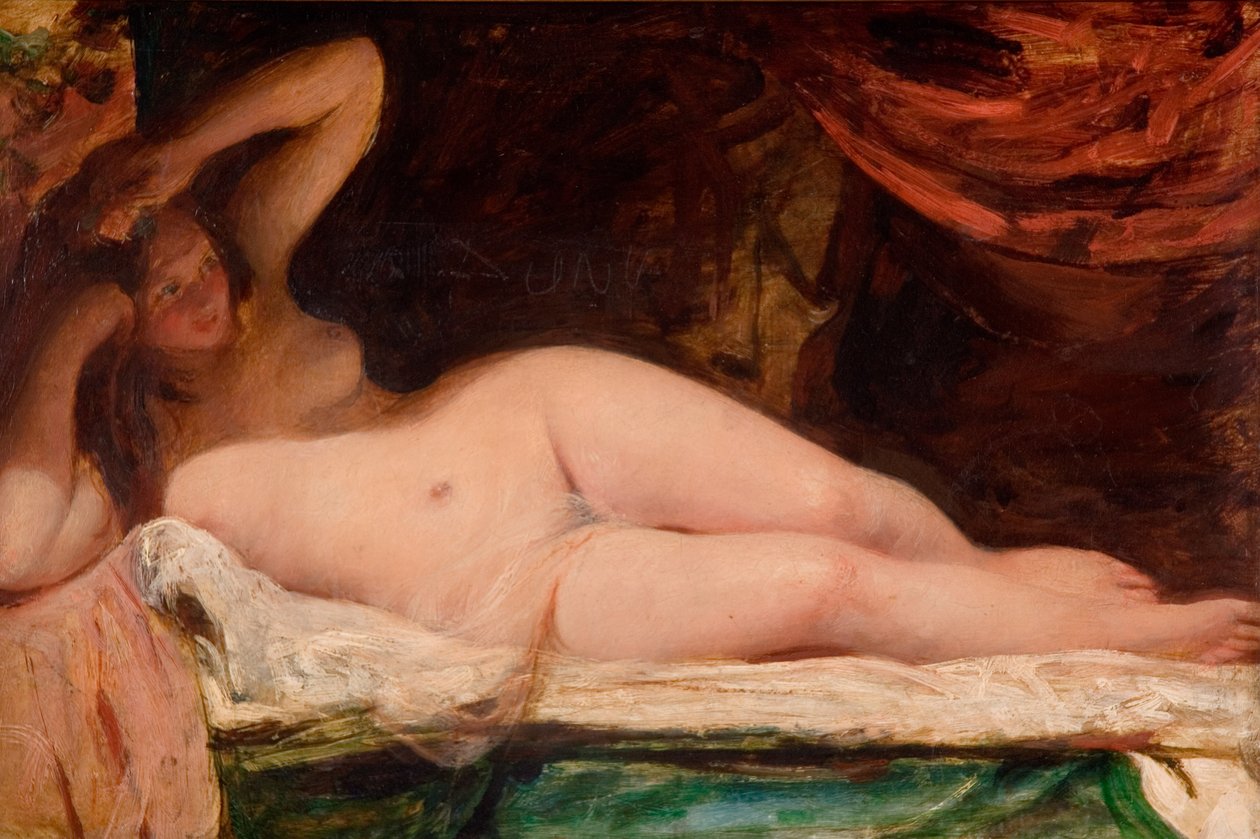 Fekvő akt alkotó: William Etty