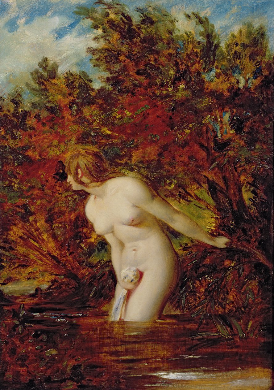 A fürdőző alkotó: William Etty