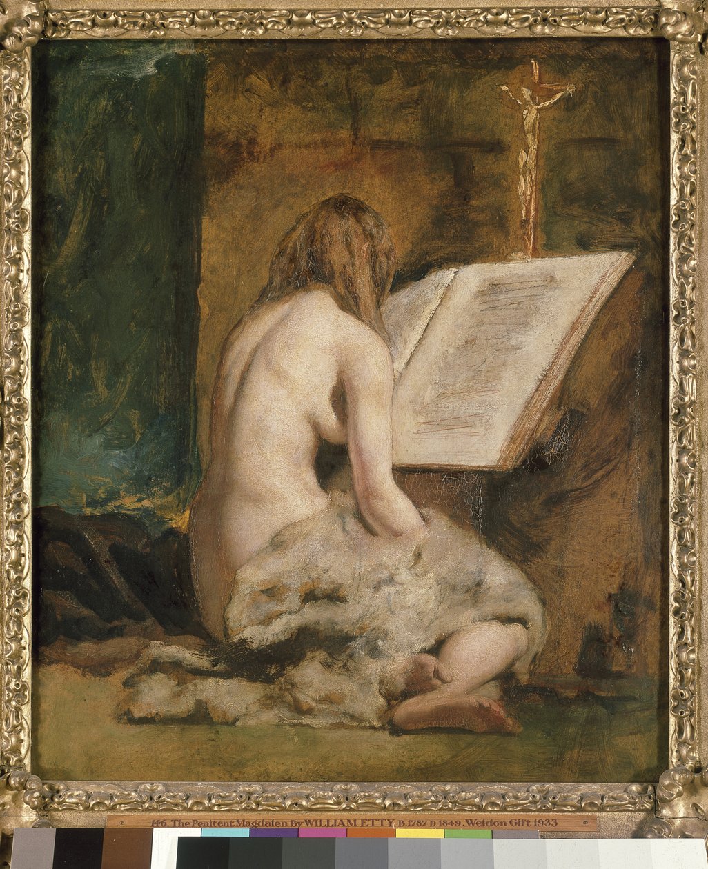 A bűnbánó Magdolna alkotó: William Etty