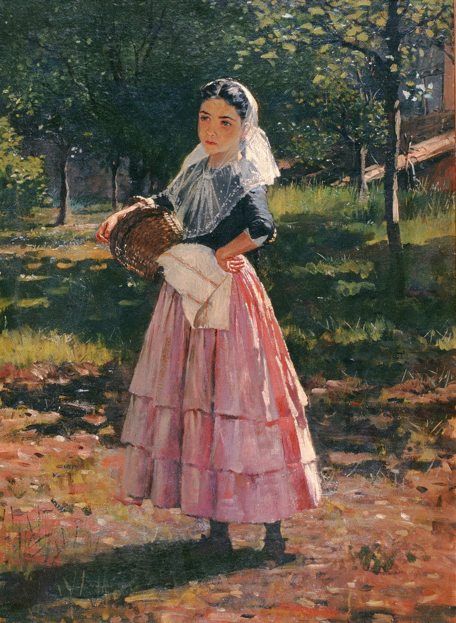 A spanyol lány, 1875 alkotó: William Ewart Lockhart
