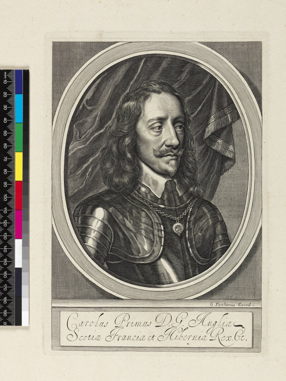 I. Károly portréja, 1658 alkotó: William Faithorne