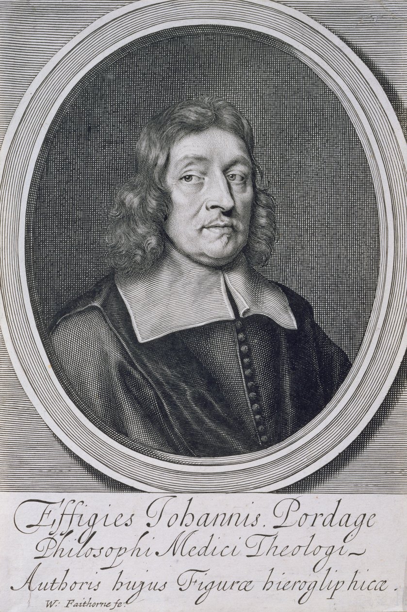 John Pordage portréja (1608-98) alkotó: William Faithorne