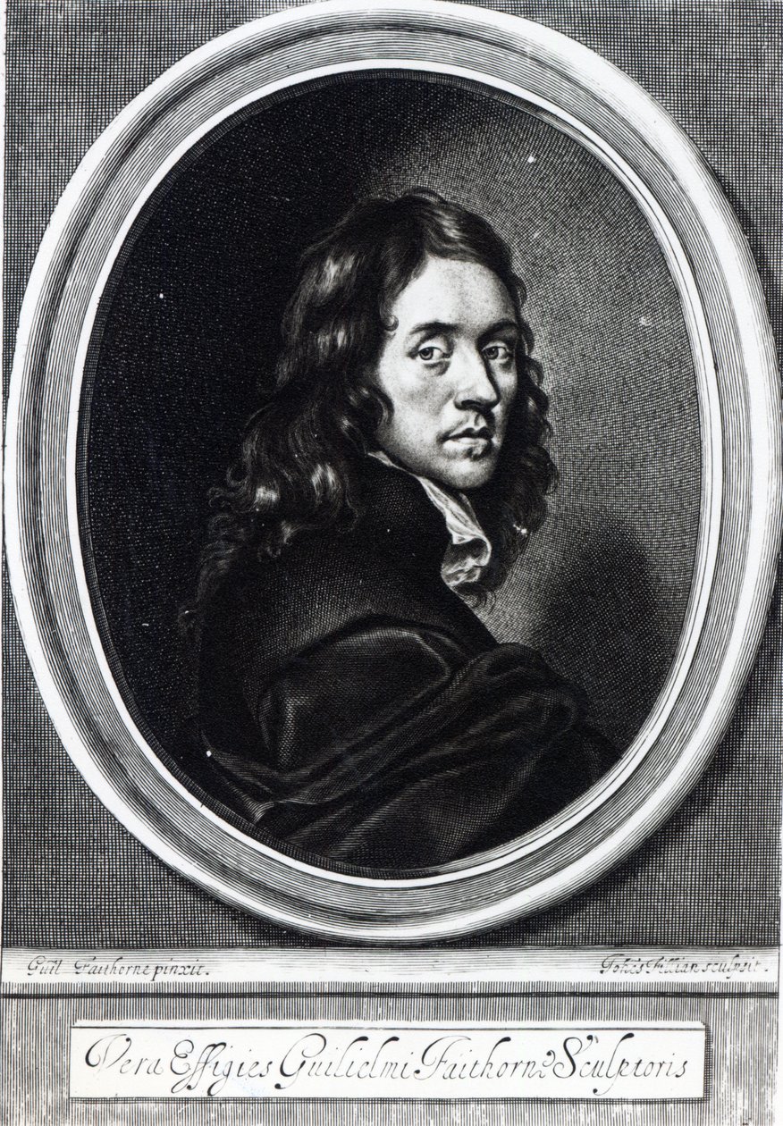 Önarckép, metszett: John Fillian (fl.1658-80), 1658-70 körül alkotó: William Faithorne