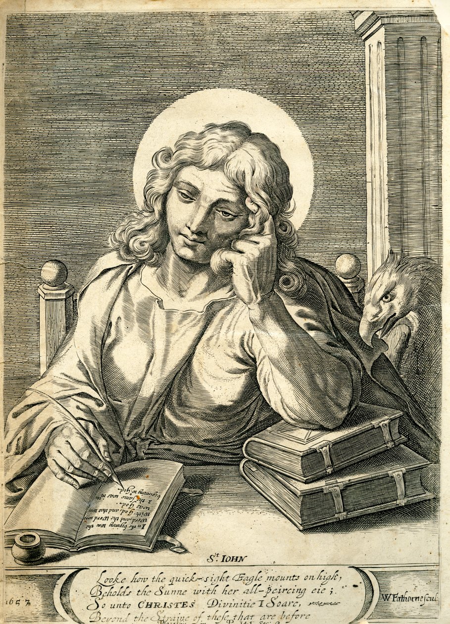 Szent János evangélista, 1657 alkotó: William Faithorne