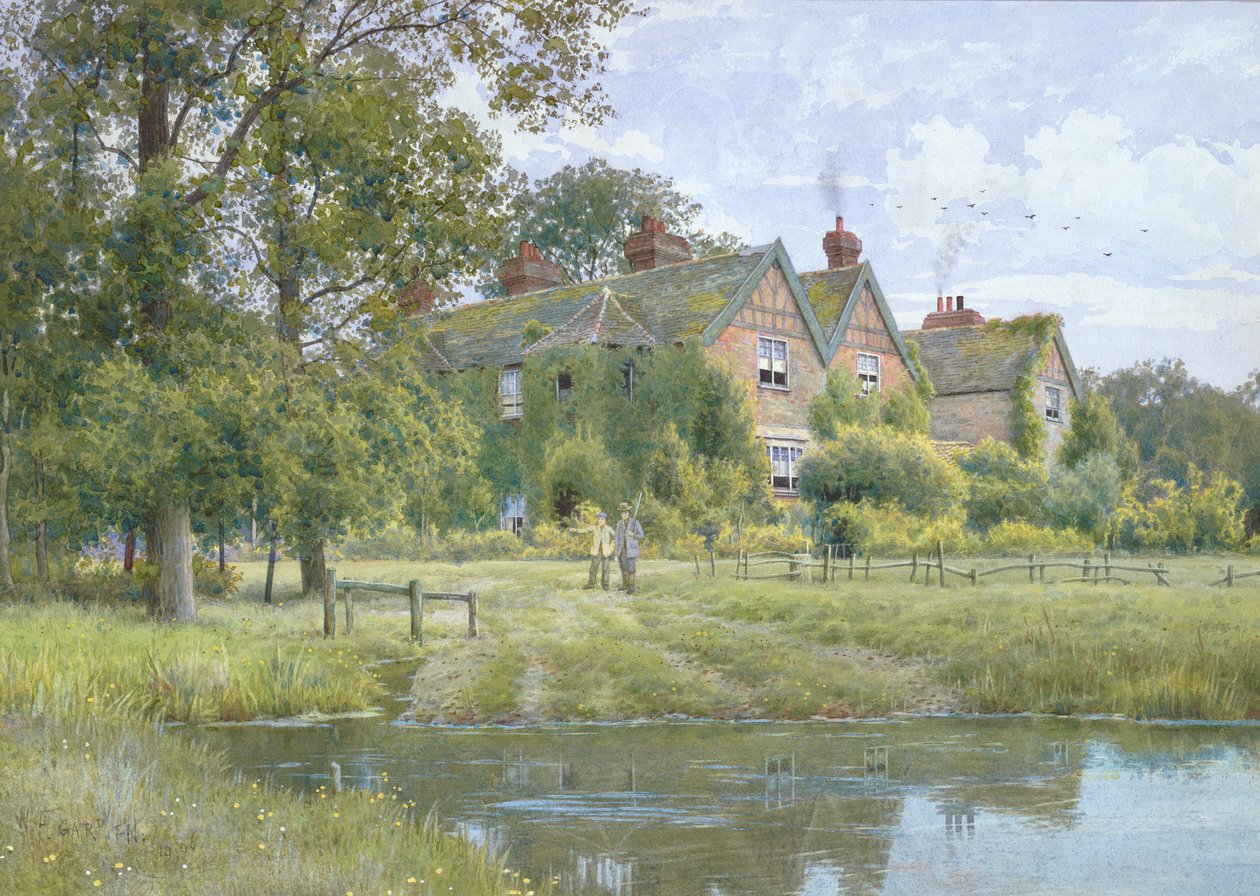 Az Ouse-on Hemingford Greyben, 1890 alkotó: William Fraser Garden