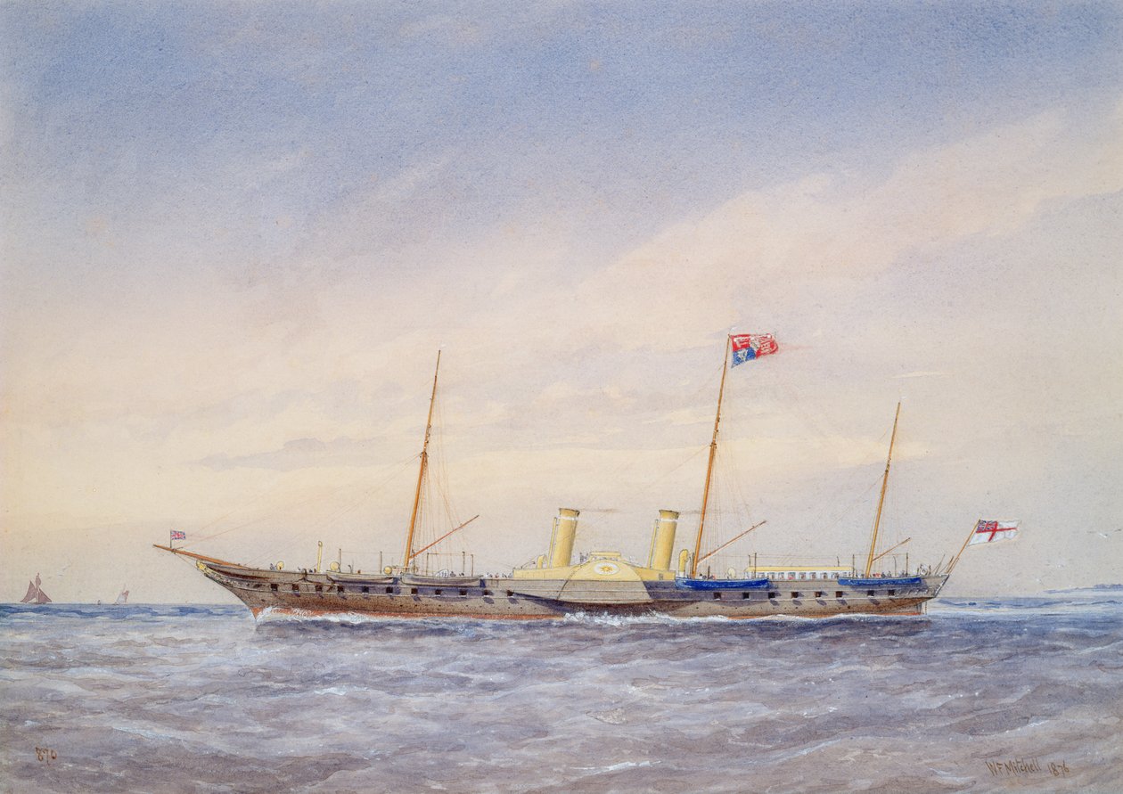 A Royal Yacht Osbourne, 1876 alkotó: William Frederick Mitchell