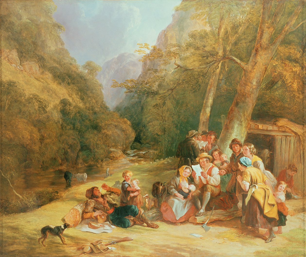 A levél olvasása alkotó: William Frederick Witherington