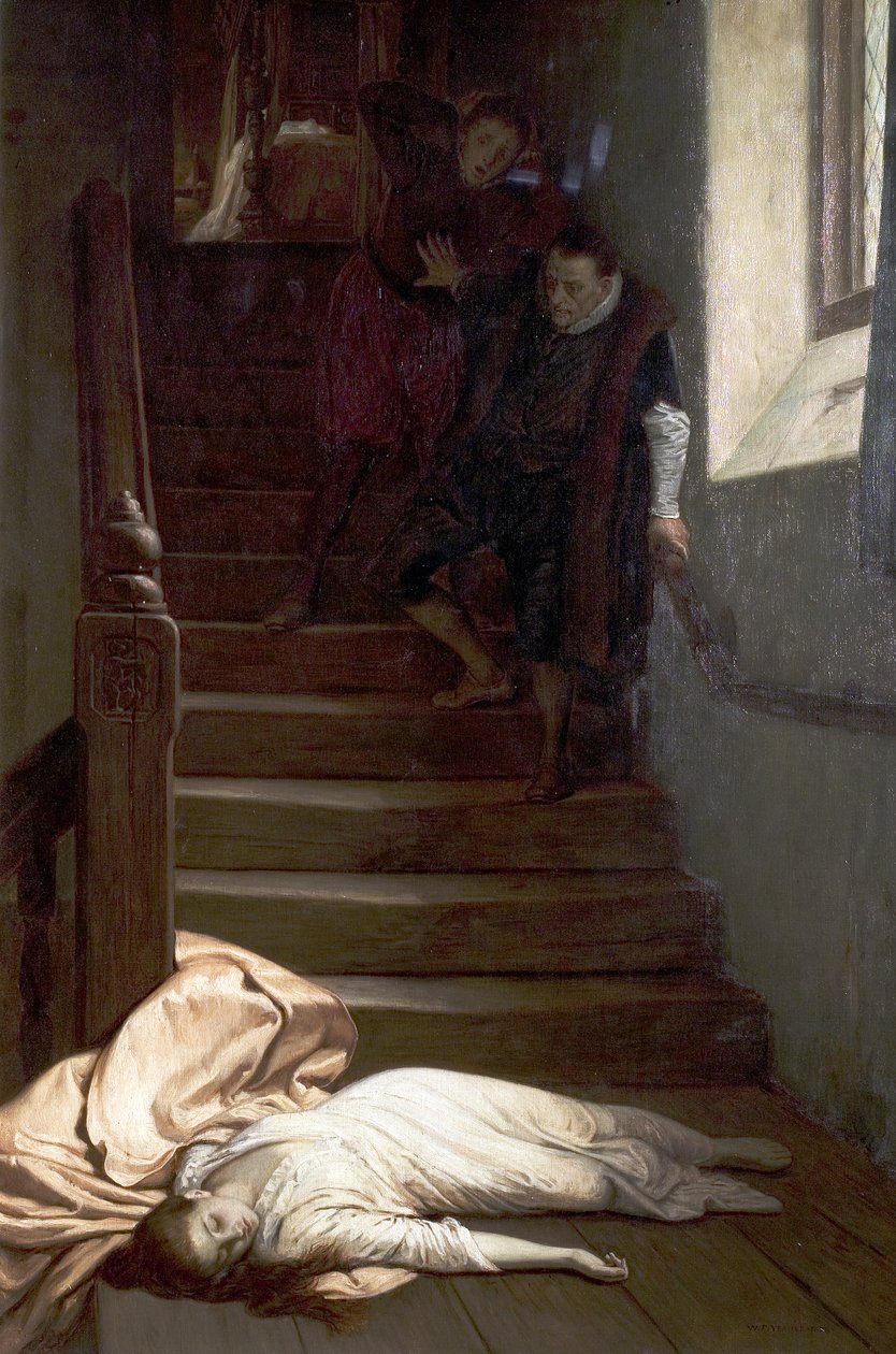 Amy Robsart halála, 1878 alkotó: William Frederick Yeames