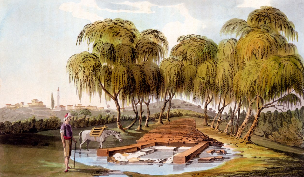 Tavasz a Skamander folyó forrásánál, 1804 alkotó: William Gell