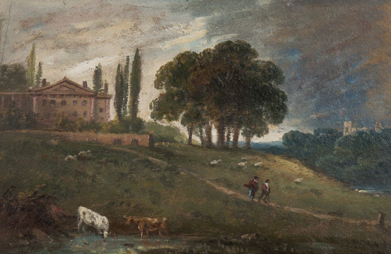 Hampstead capriccio, 1828 alkotó: William George Jennings