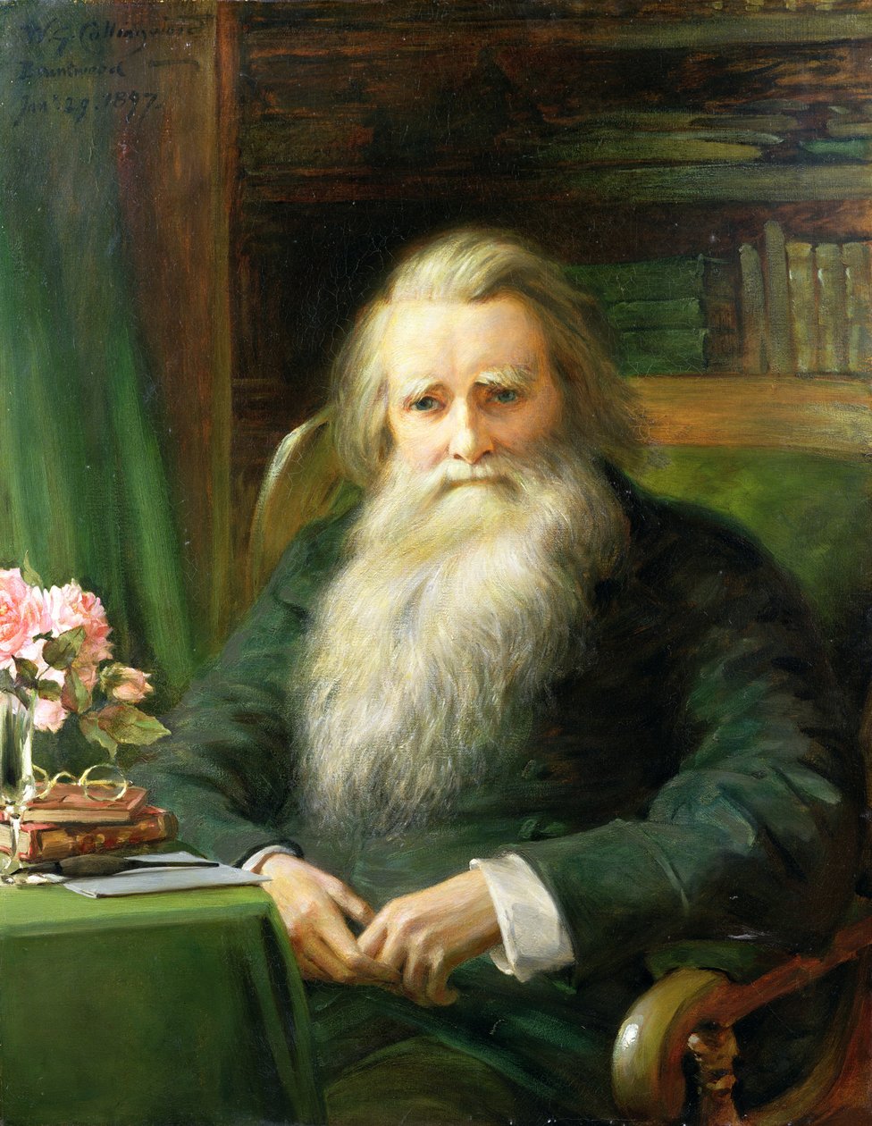 John Ruskin (1819-1900) portréja 1897 alkotó: William Gersham Collingwood