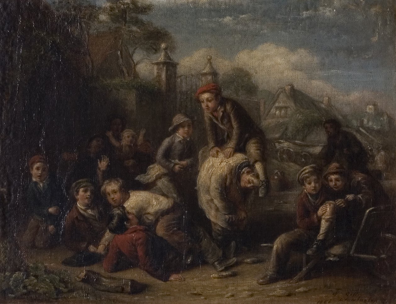 Ugrásbéka, 1856 alkotó: William Gill