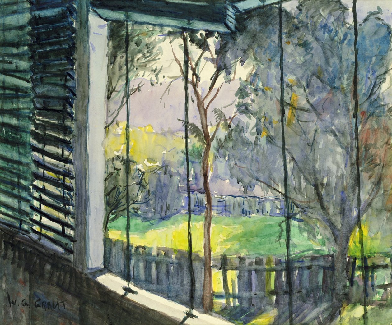 Queensland Verandah, 20. század alkotó: William James Grant