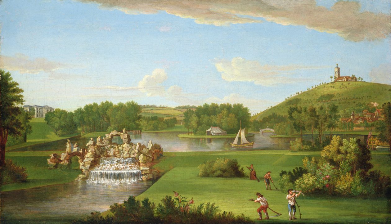 Kilátás West Wycombe-ra alkotó: William Hannan