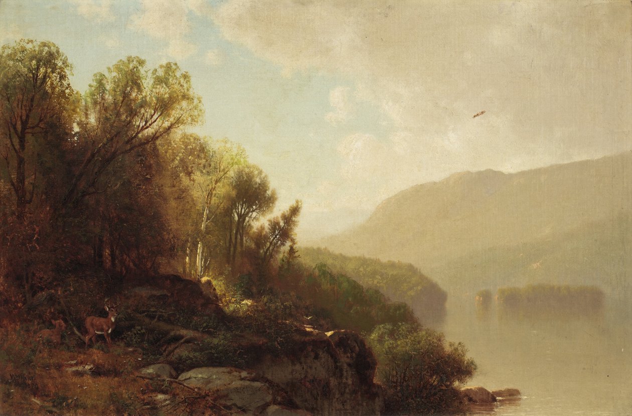 Az Adirondackokban, 1870 alkotó: William Hart