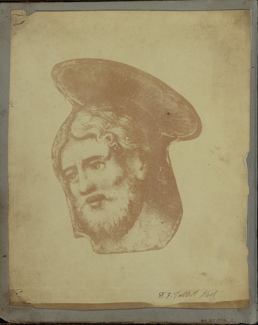 (Egy ismeretlen szent feje) alkotó: William Henry Fox Talbot