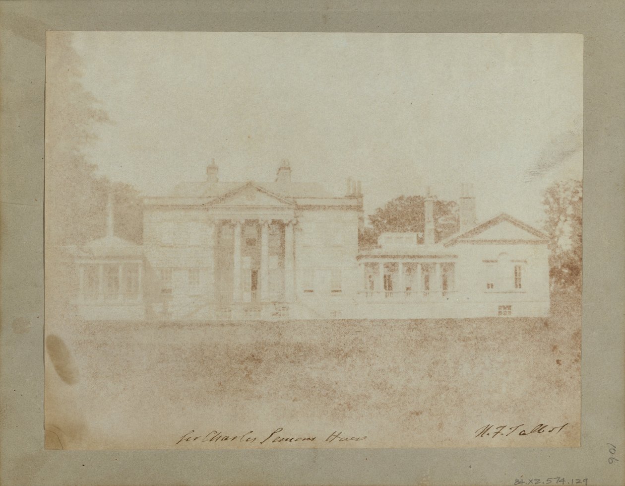 Carclew House, Truro közelében, Cornwallban. alkotó: William Henry Fox Talbot