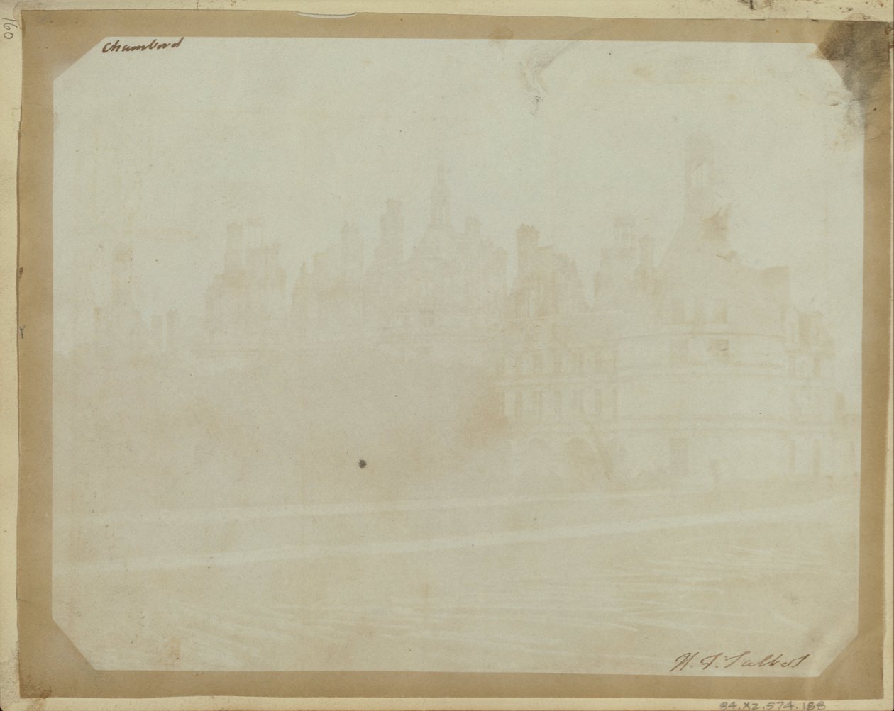 A Chambord kastély. alkotó: William Henry Fox Talbot