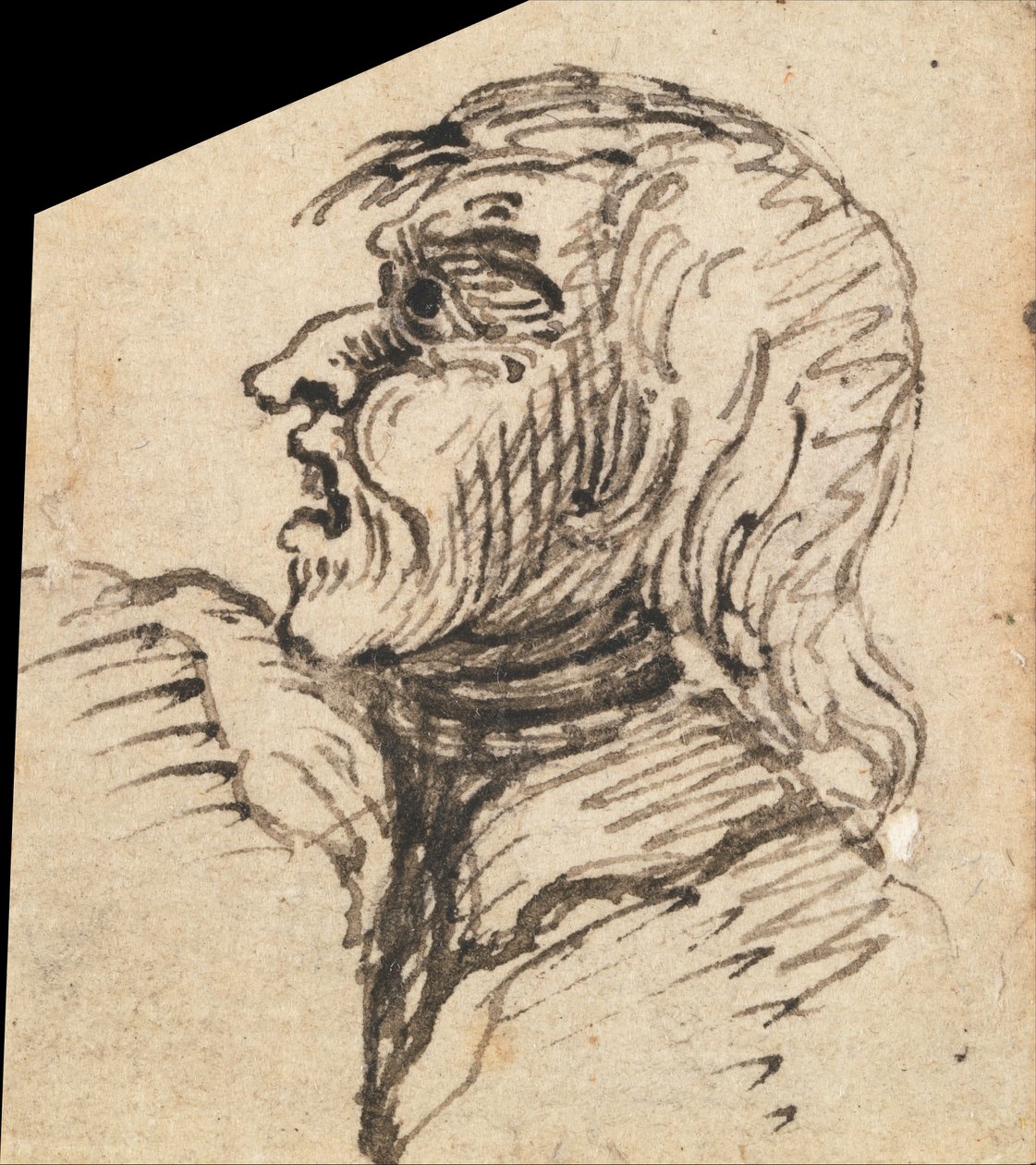 Groteszk női fej alkotó: William Hogarth