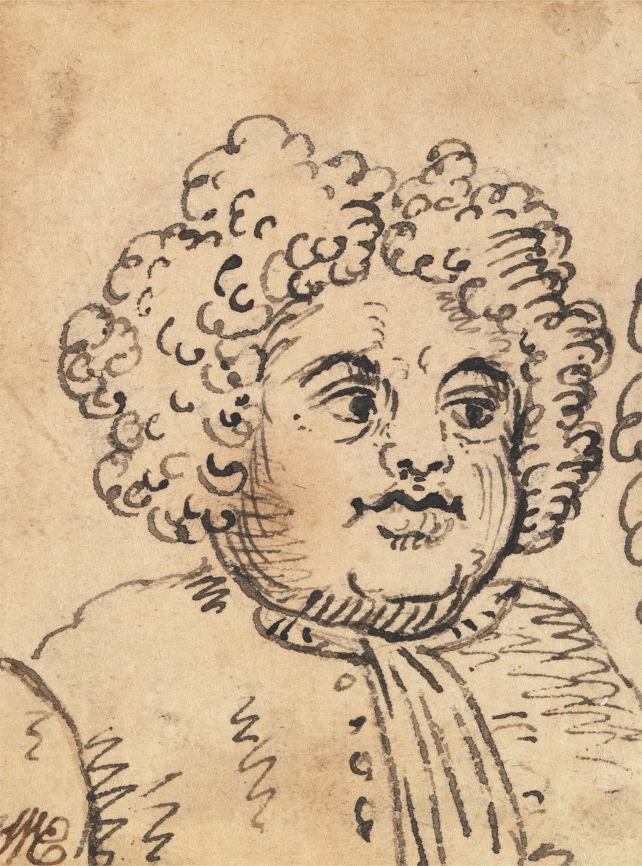 Groteszk férfi fej alkotó: William Hogarth
