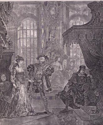 Nyolcadik Henrik király és Anna Bullen (lásd még: 10489) alkotó: William Hogarth