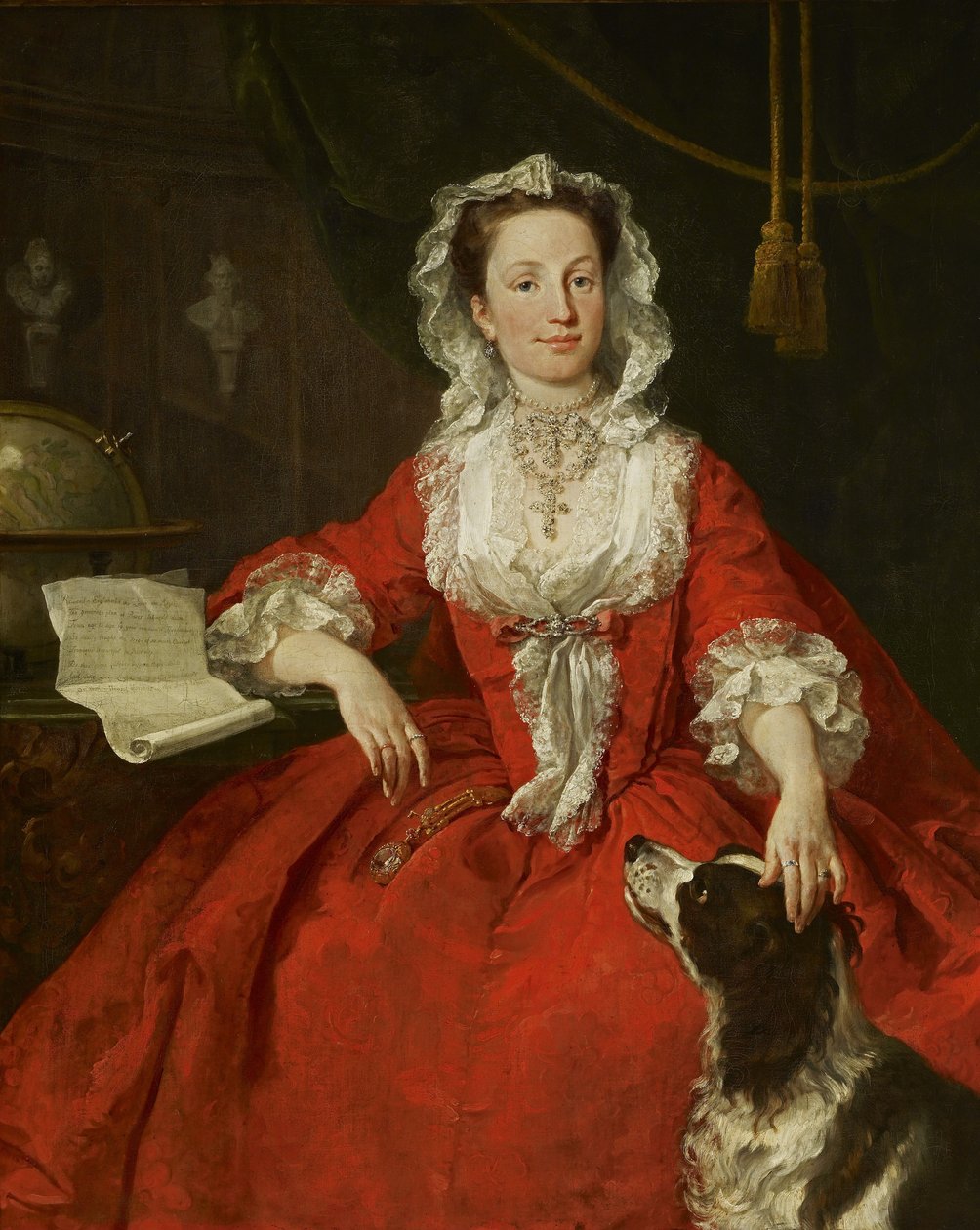 Miss Mary Edwards arcképe alkotó: William Hogarth