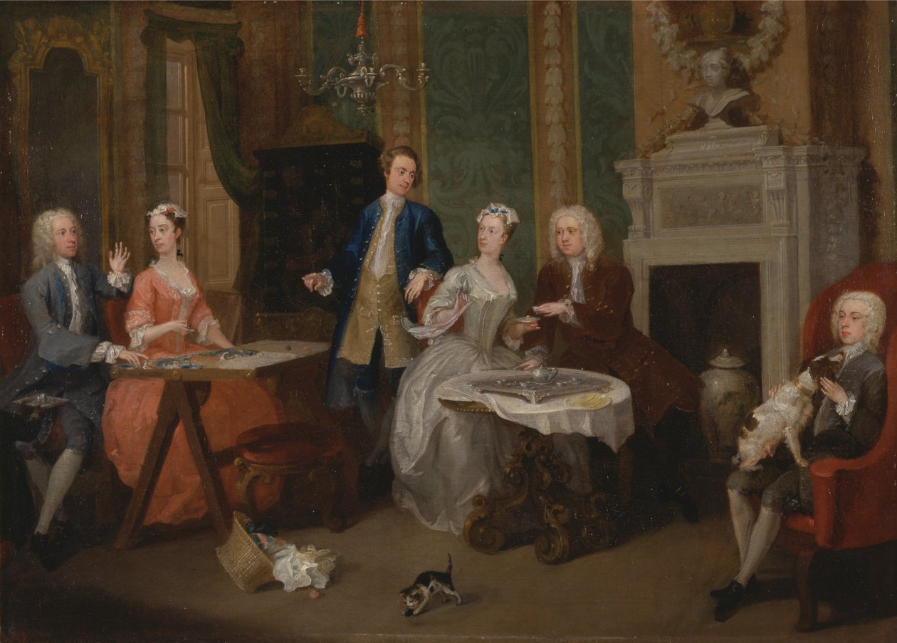 Egy család portréja alkotó: William Hogarth