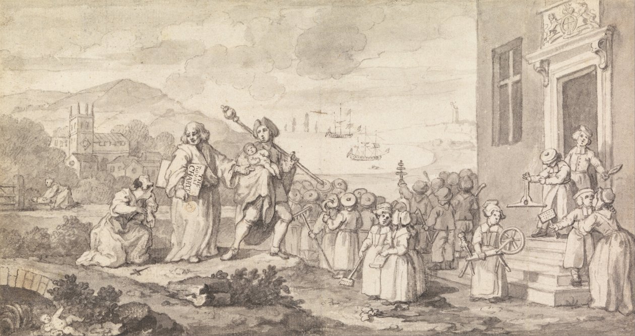 Tanulmány az alapítók számára alkotó: William Hogarth