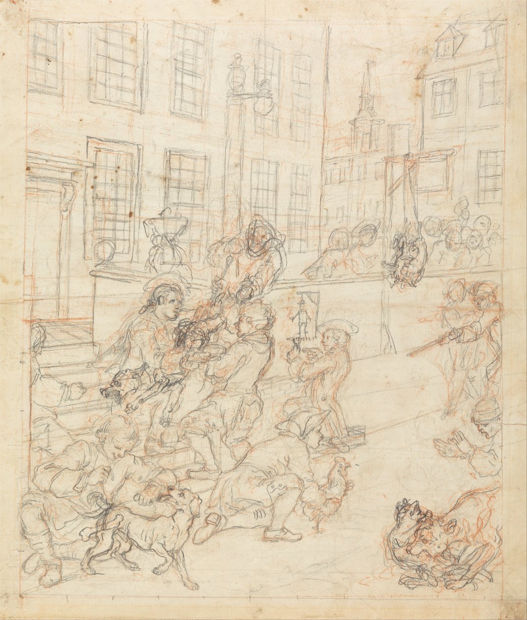 A kegyetlenség első szakasza alkotó: William Hogarth