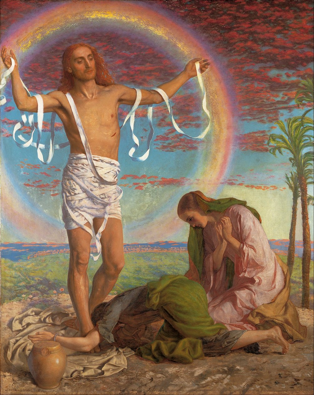 Krisztus és a két Mária alkotó: William Holman Hunt