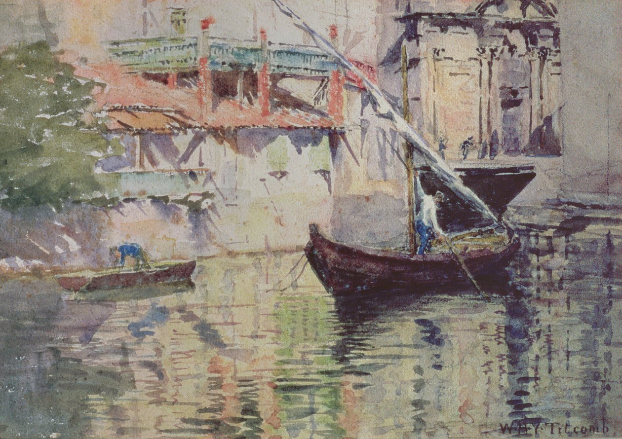 Egy mellékcsatorna, Velence (wc papíron) alkotó: William Holt Yates Titcomb