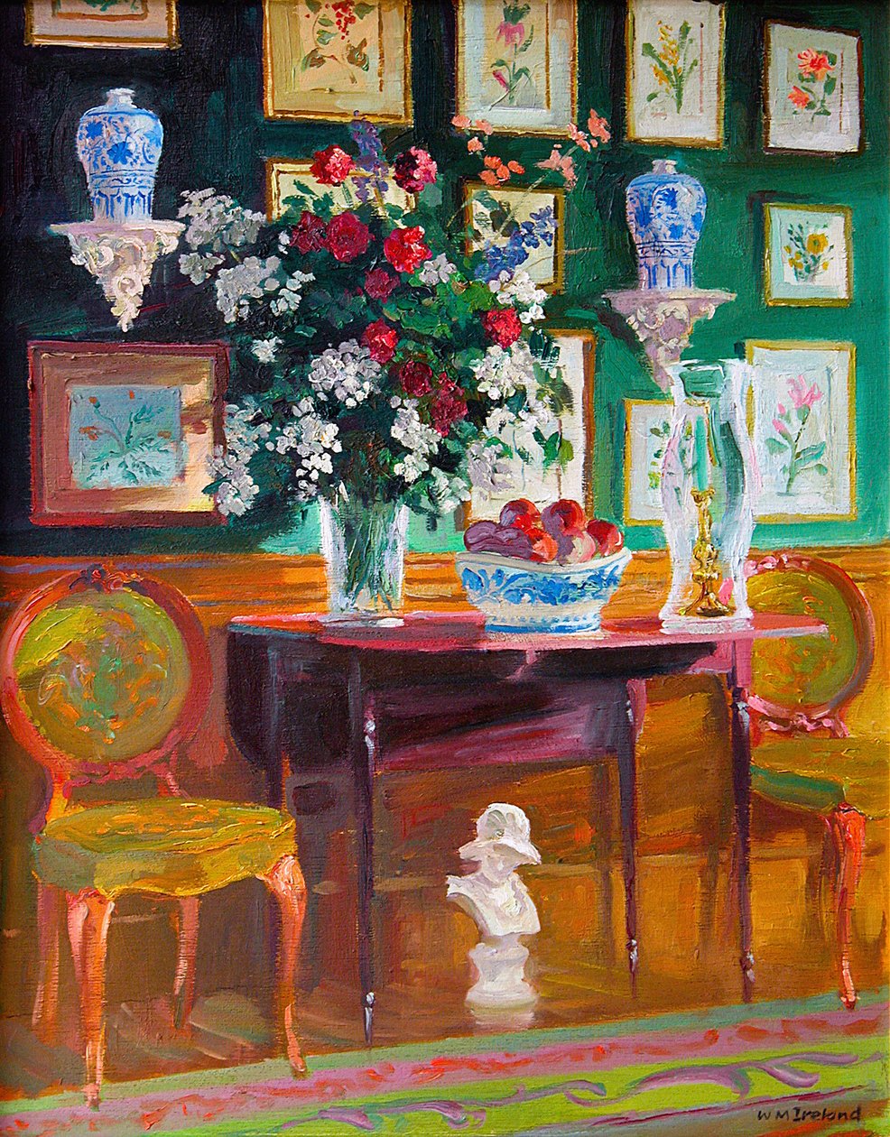 Zöld székek, 2003 alkotó: William Ireland