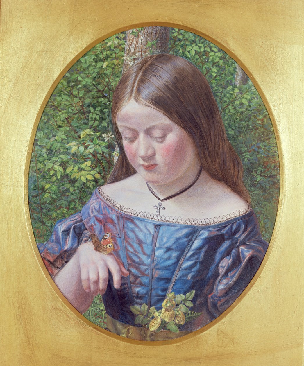 Lány pillangóval alkotó: William J. Webbe or Webb