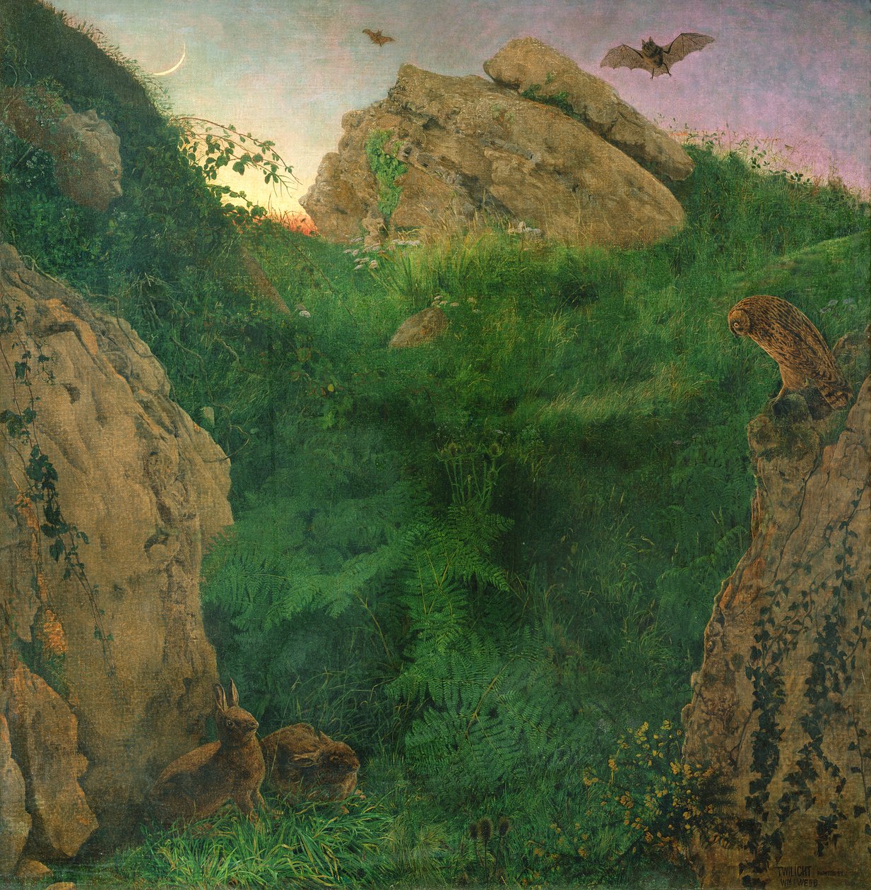 Alkonyat (olaj) alkotó: William J. Webbe or Webb