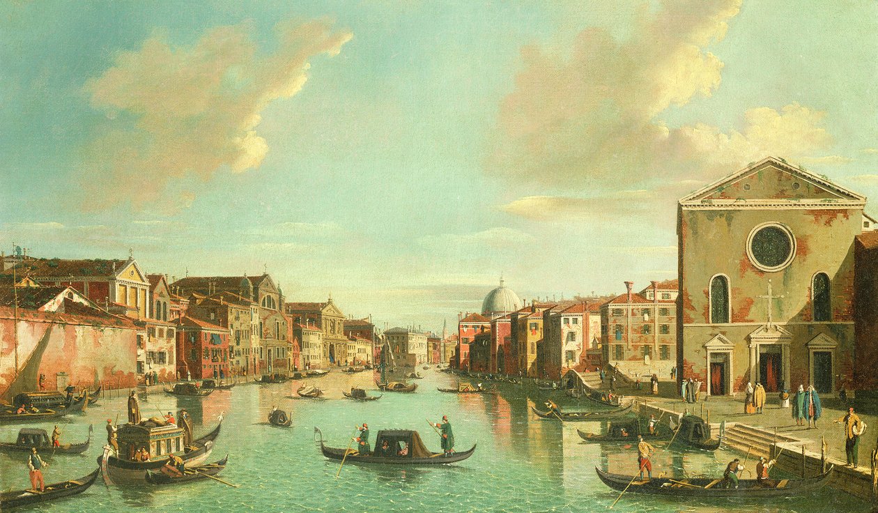 A Canal Grande, Velence, 18. század alkotó: William James