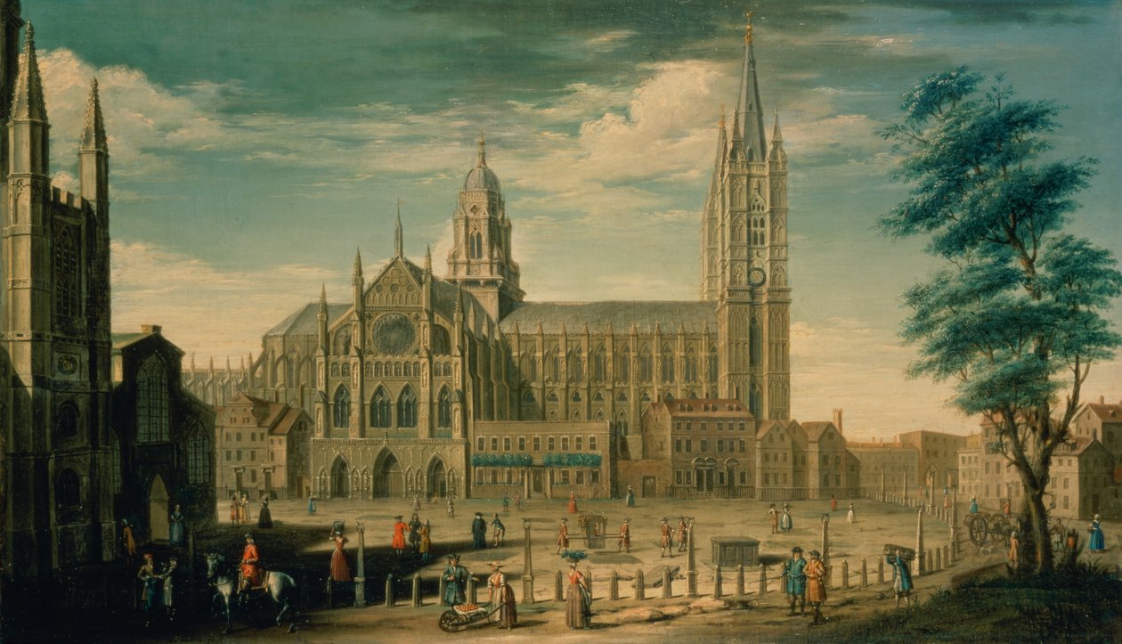 A Westminster Abbey északi frontja alkotó: William James