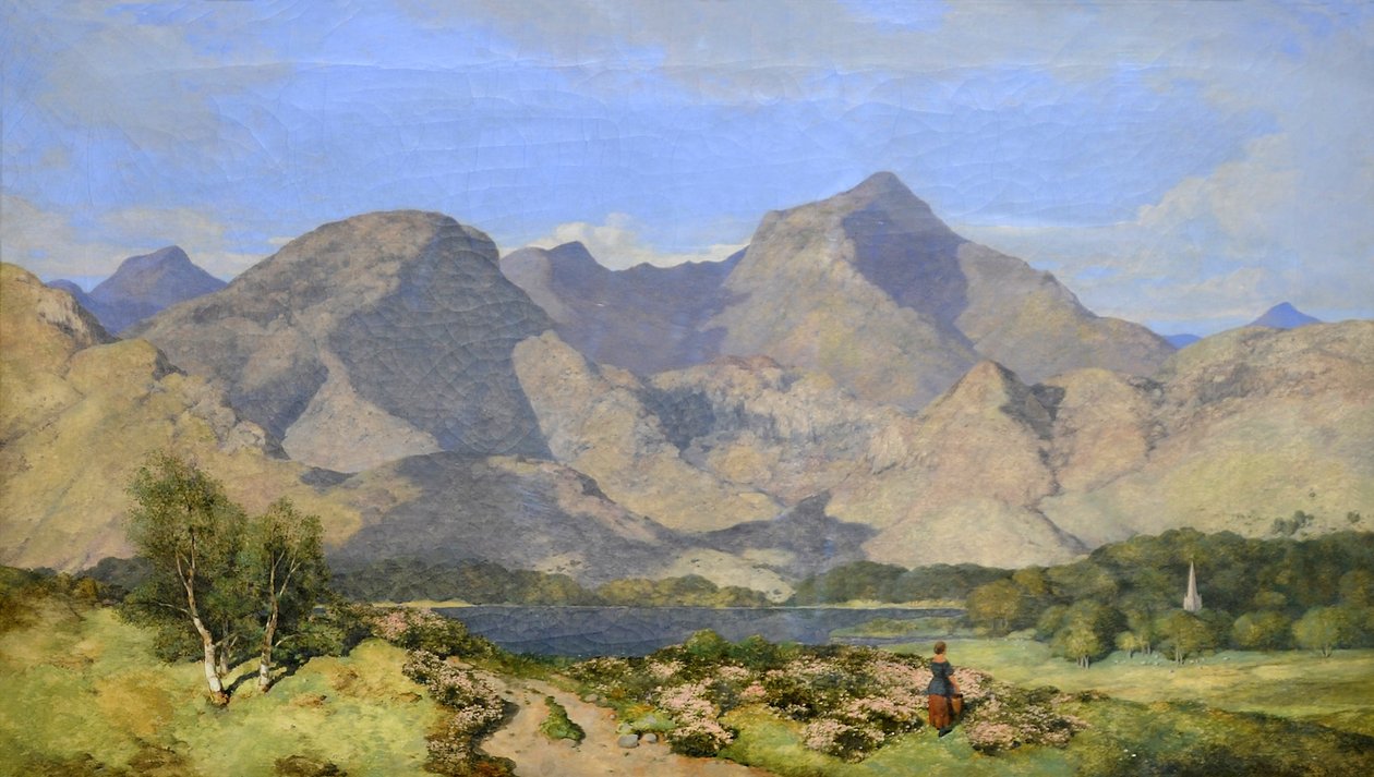 Catbells és Causey Pike, Derwentwater, 1854 alkotó: William James Blacklock