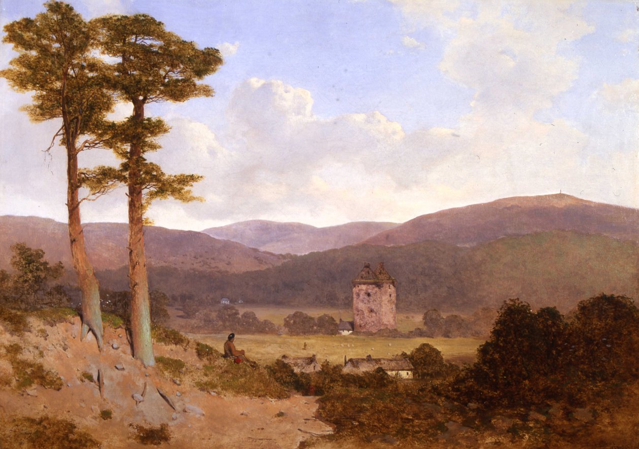 Gilnockie-torony, 1843 alkotó: William James Blacklock