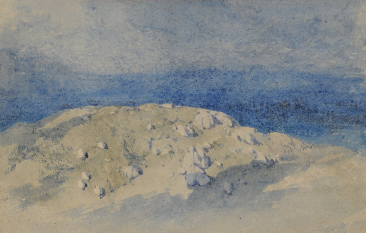 Hill Top, 1840-58 (wc papíron) alkotó: William James Blacklock