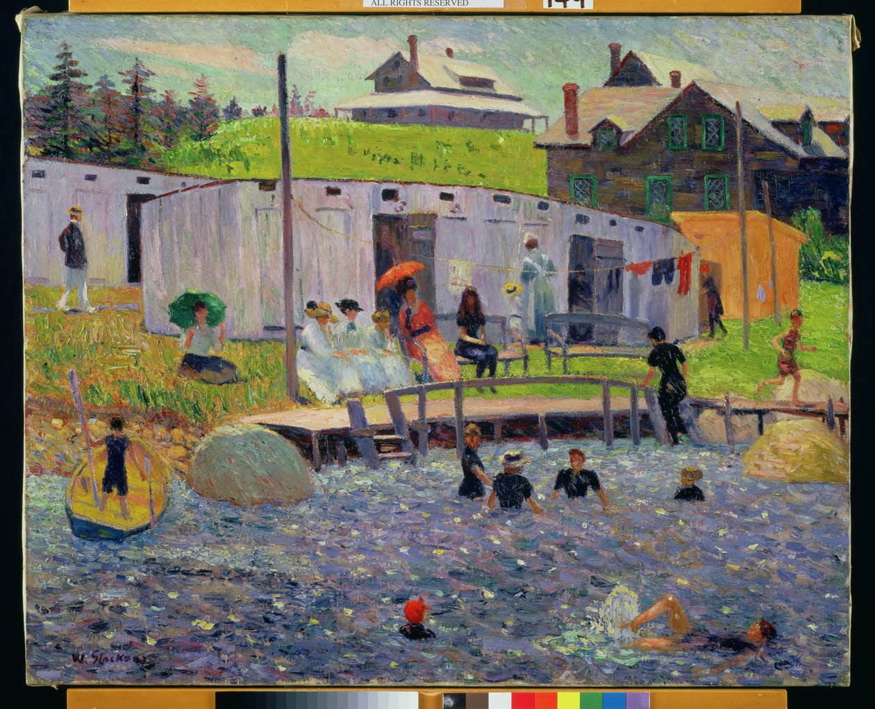 Chester fürdőóra alkotó: William James Glackens