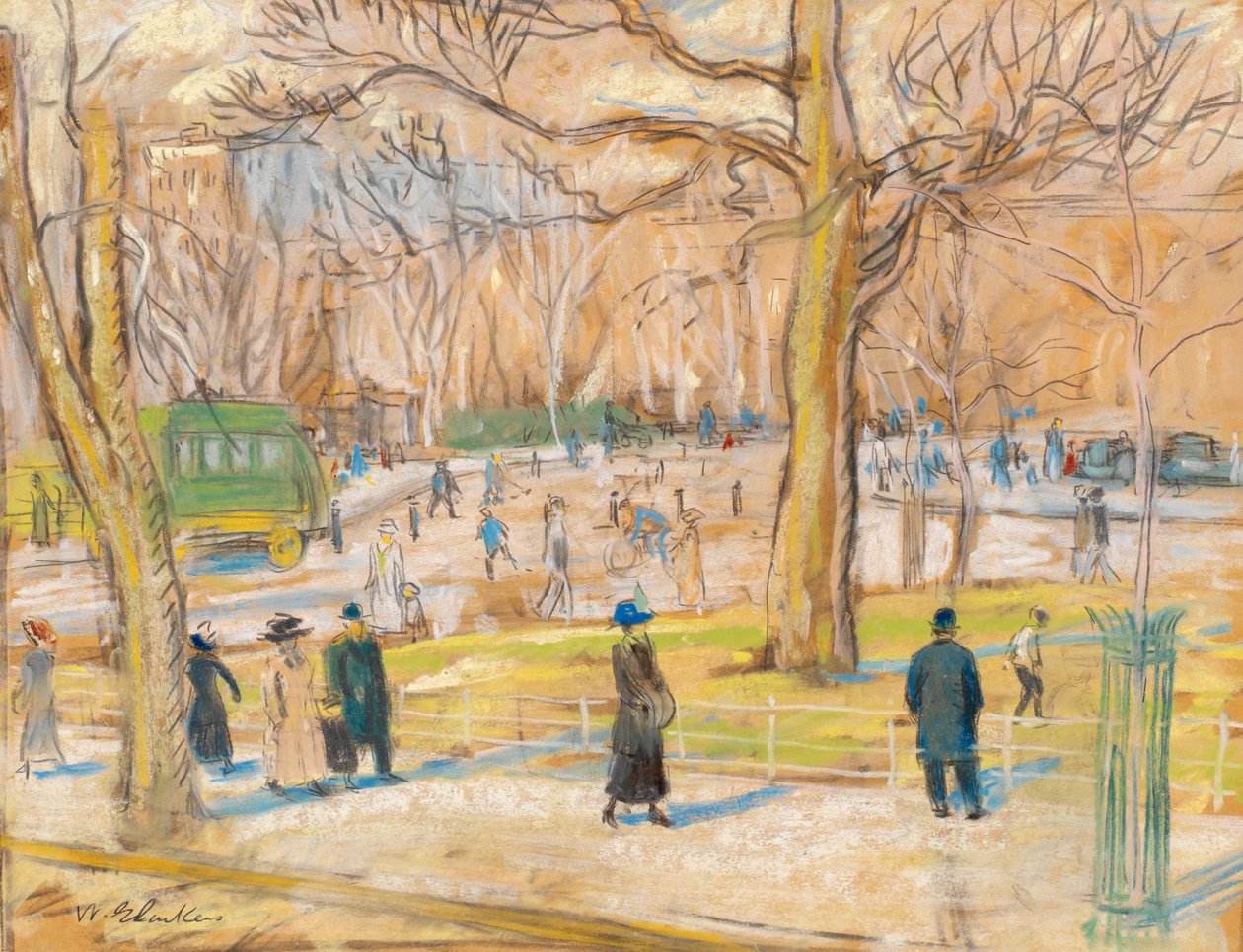 Washington Square alkotó: William James Glackens